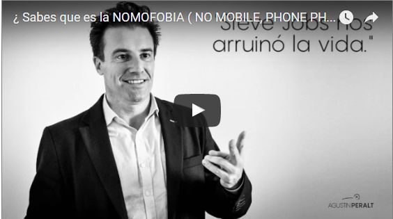 ¿ Sabes que es la NOMOFOBIA ( NO MOBILE, PHONE PHOBIA) ?